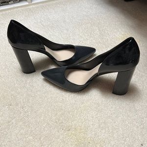 Nine West Black Patent Heels